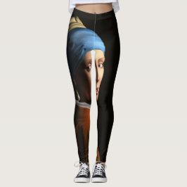 Anpassningsbar Girl with a Pearl Earring leggings
