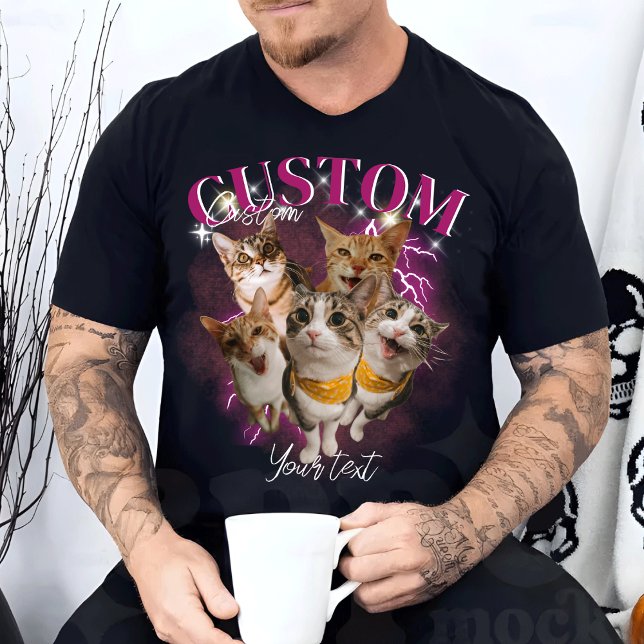 Anpassningsbar Girlkompis Ansikte Bootleg Rap T Shirt (Skapare uppladdad)