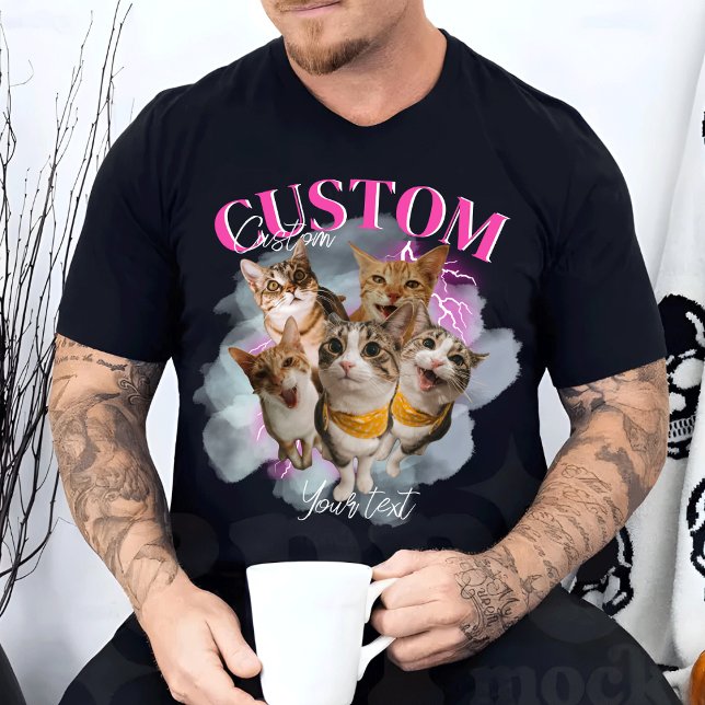 Anpassningsbar Girlkompis Ansikte Bootleg Rap T Shirt (Skapare uppladdad)