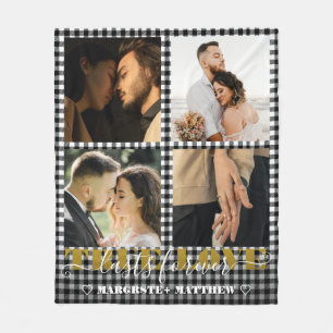 Anpassningsbar Girlkompis Gift för födelsedagen Fleecefilt