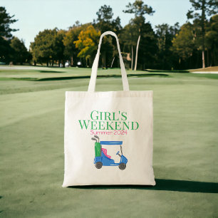 Anpassningsbar Girls Helg Bachelorette Golf Tygkasse