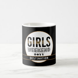 Anpassningsbar Girls Helg Girls Resa Vacation Kaffemugg