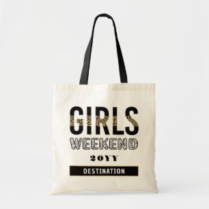 Anpassningsbar Girls Helg Girls Resa Vacation Tygkasse