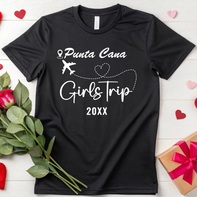 Anpassningsbar Girls Resa 2025 Vacation för kvinno T Shirt (Skapare uppladdad)