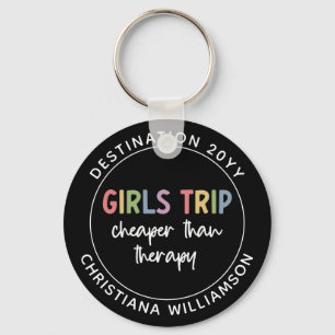 Anpassningsbar Girls Resa är billigare än Therapy  Nyckelring