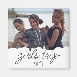 Anpassningsbar Girls Resa Girls helg Getaway Sou Magnet