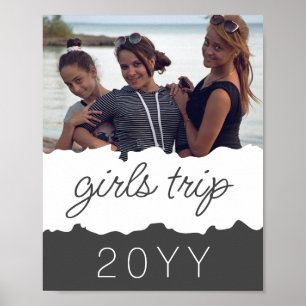 Anpassningsbar Girls Resa Girls helg Getaway Sou Poster