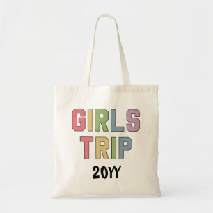 Anpassningsbar Girls Resa Girls Helg Vacation Geta Tygkasse