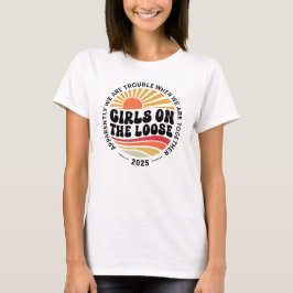 Anpassningsbar Girls Resa Group Matching Summer Va T Shirt