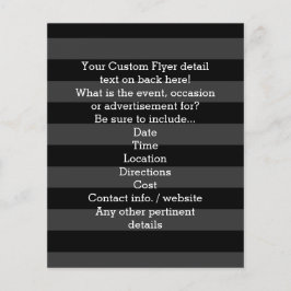 Anpassningsbar Girls Studentfest Black Rosa Monogr Flygblad