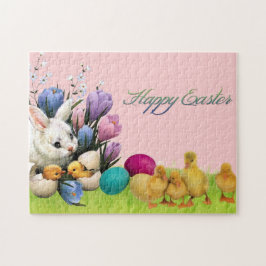 Anpassningsbar Glad påsk Puzzle 11 x 14 tum, 252 B Pussel