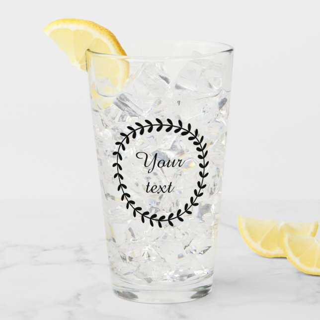 Anpassningsbar Glaskopp (Framsida Ice)