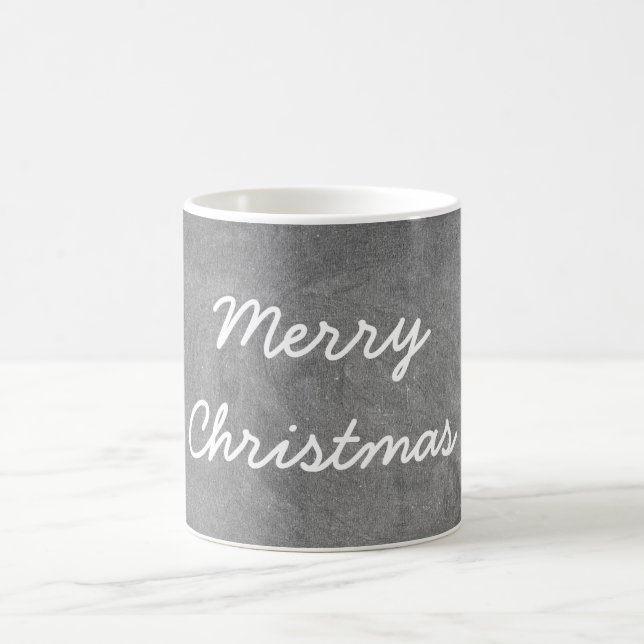 Anpassningsbar God jul Chalkboard-typografi Kaffemugg (Center)