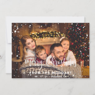 Anpassningsbar God jul fotokort