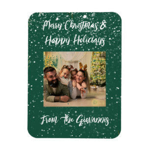 ANPASSNINGSBAR GOD JUL GREETARD MAGNET