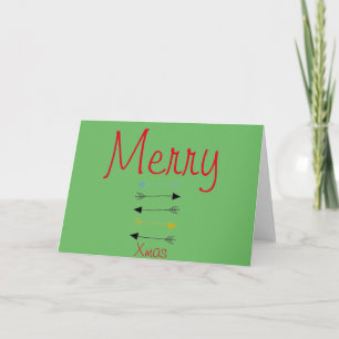 Anpassningsbar God jul hälsningskort Helgkort