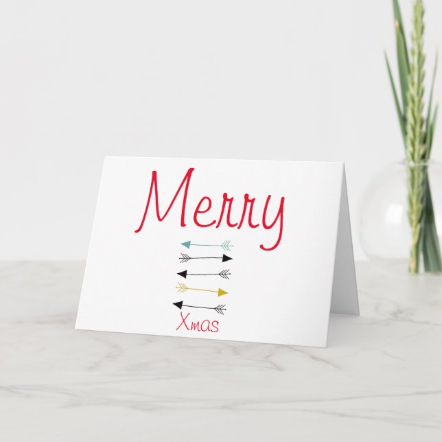 Anpassningsbar God jul hälsningskort Helgkort (Framsida)
