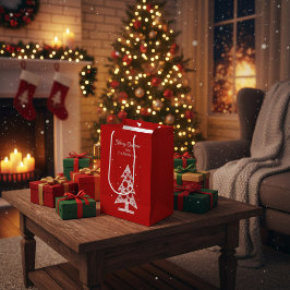 Anpassningsbar God jul Line Art Träd