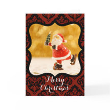 ANPASSNINGSBAR GOD JUL SANTA SKATTAR MED ÖNSKEMÅL