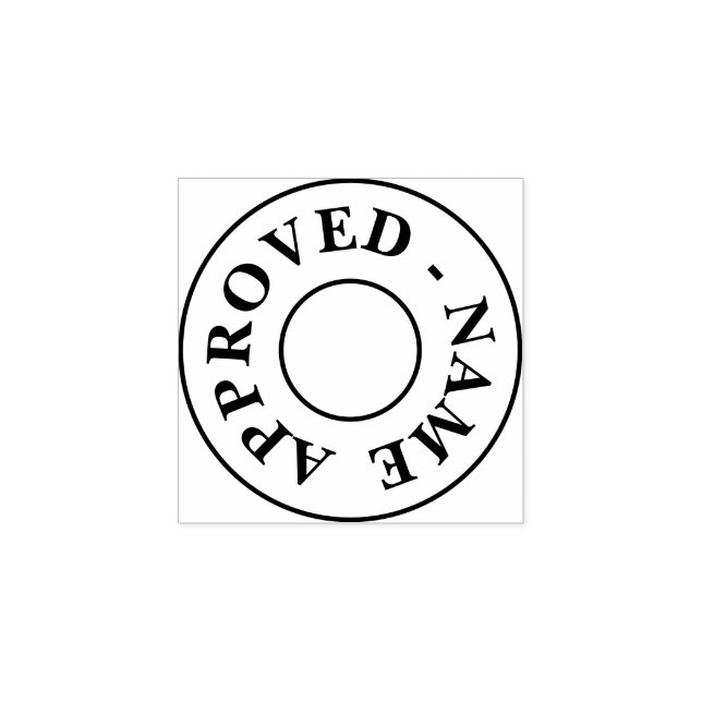 Anpassningsbar godkänd av stämpel (Tryck)