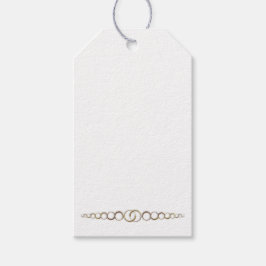 Anpassningsbar ’Golden’ Jewelry or Gift Cards for  Presentetikett