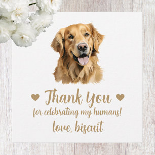 Anpassningsbar Golden Retriever-Hund favoritMärkre Gåvor Etiketter