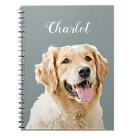 Anpassningsbar Golden Retriever Hund Personlig Rit Anteckningsbok