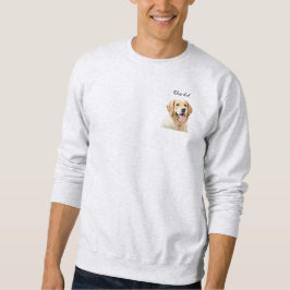 Anpassningsbar Golden Retriever Hund Personlig Rit Lång Ärmad Tröja