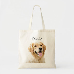 Anpassningsbar Golden Retriever Hund Personlig Rit Tygkasse