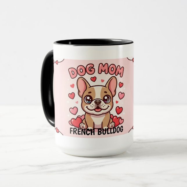 Anpassningsbar Golden Retriever Hundmamma-Mugg – Mugg (Framsida vänster)