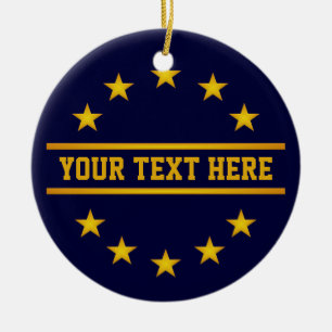 ANPASSNINGSBAR GOLDEN STARS ornament