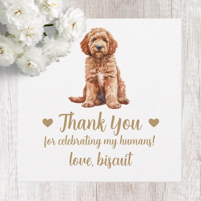 Anpassningsbar Goldendoodle-Hund favoritMärkre Gåvor Etiketter (Skapare uppladdad)