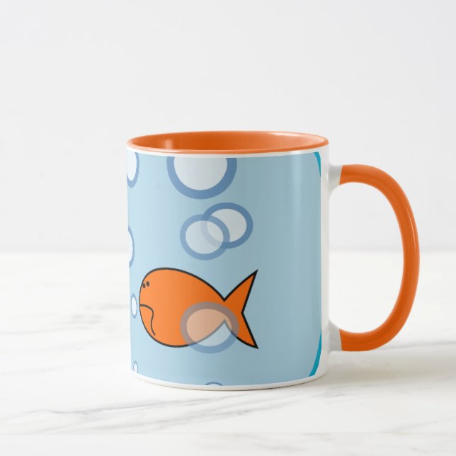 Anpassningsbar Goldfish Mugg (Höger)