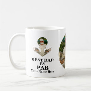Anpassningsbar golf boll-form foto Bästa pappa eft Kaffemugg