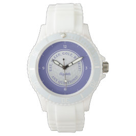 Anpassningsbar Golf Boll Sports Golfer Quote Mycke Armbandsur