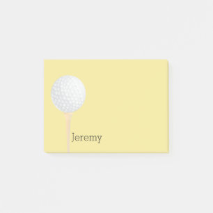 anpassningsbar golf-design för boll post-it block