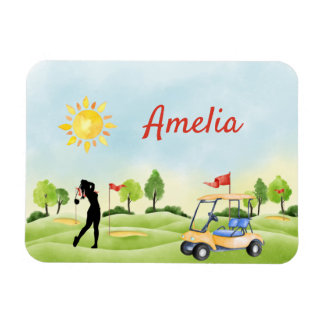 Anpassningsbar Golf Flexible Photo Magnet