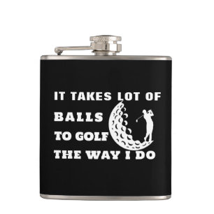 Anpassningsbar Golf Gift Tar Bollar till Golf Fu Fickplunta