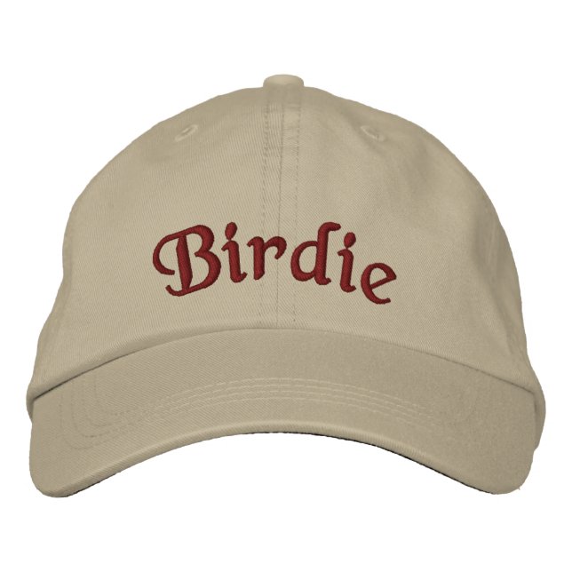 Anpassningsbar Golf Hat - Personlig Embroied Birdi Broderad Keps (Framsida)