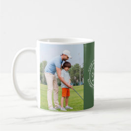 Anpassningsbar Golf Klubb Logotyp Personlig Monogr Kaffemugg
