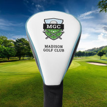 Anpassningsbar Golf Klubb Vapensköld Monogram