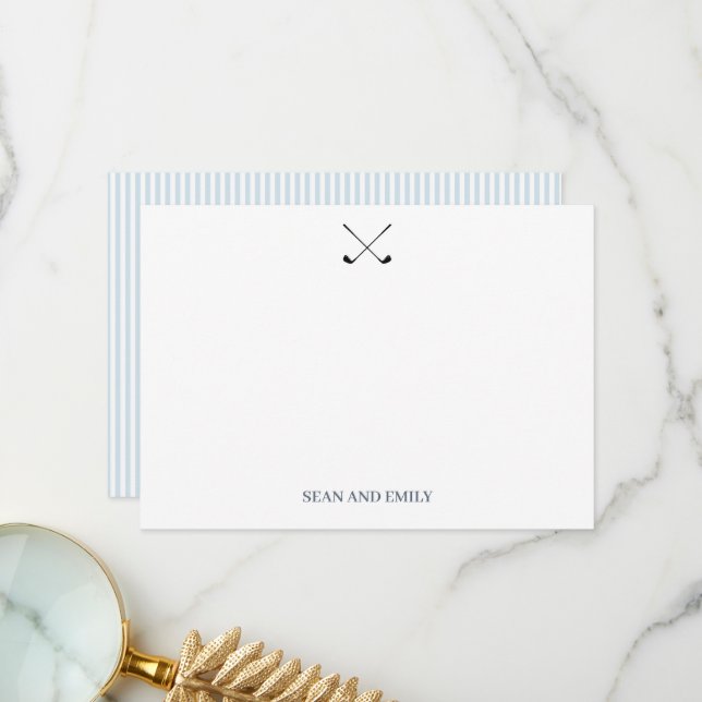 Anpassningsbar Golf Klubbs Logotyp Nautical Statio Tack Kort (Fram/Back In Situ)