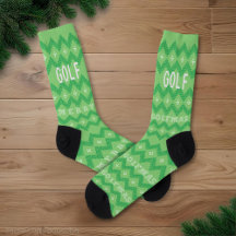 Anpassningsbar Golf Merry Golfmas-Gröntens julsock