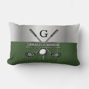 Anpassningsbar Golf Monogram Design Lumbarkudde