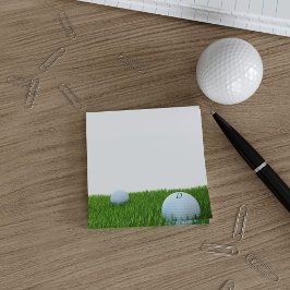 Anpassningsbar Golf Monogram Golfer's Post it Note Post-it Block