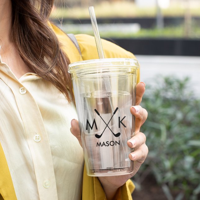 Anpassningsbar Golf Travel Gift for Friend Golf Äl Take Away Mugg (Skapare uppladdad)