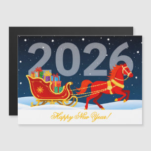 Anpassningsbar Gott nytt år av Red Fiery Horse 202
