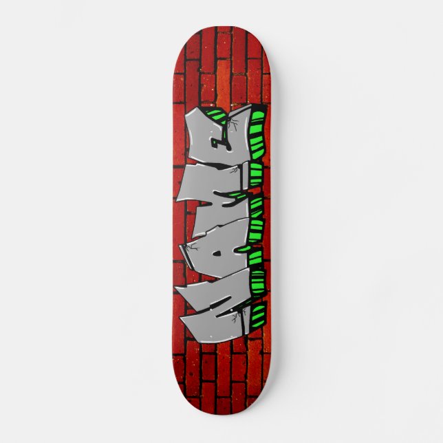 ANPASSNINGSBAR GRAFFITI SKATEBOARD E-POST FÖR PERS (Framsida)