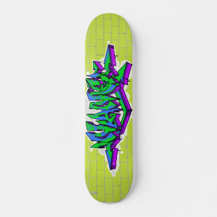 ANPASSNINGSBAR GRAFFITI SKATEBOARD WILDSTYLE*E-POS