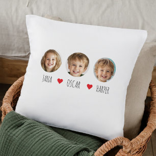 Anpassningsbar Grandchild Ansikte Pillow Personl Kudde